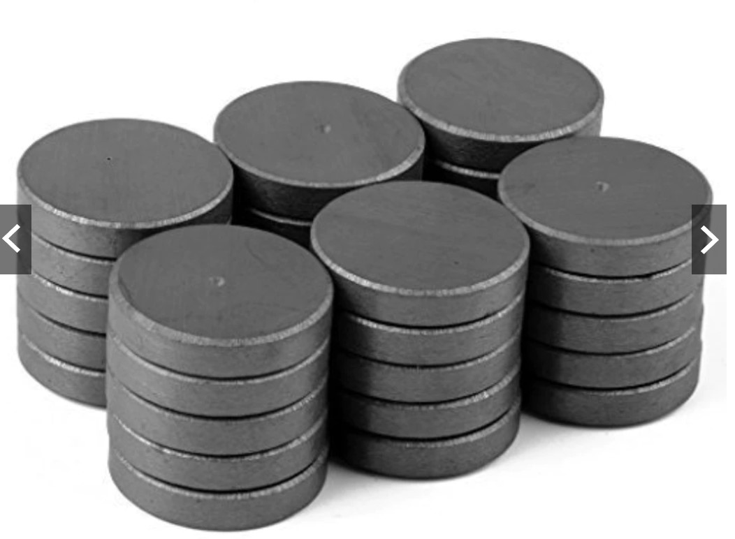Nam châm Ferrite đen tròn kích thước lớn 30mmx5mm - miếng lót chuột