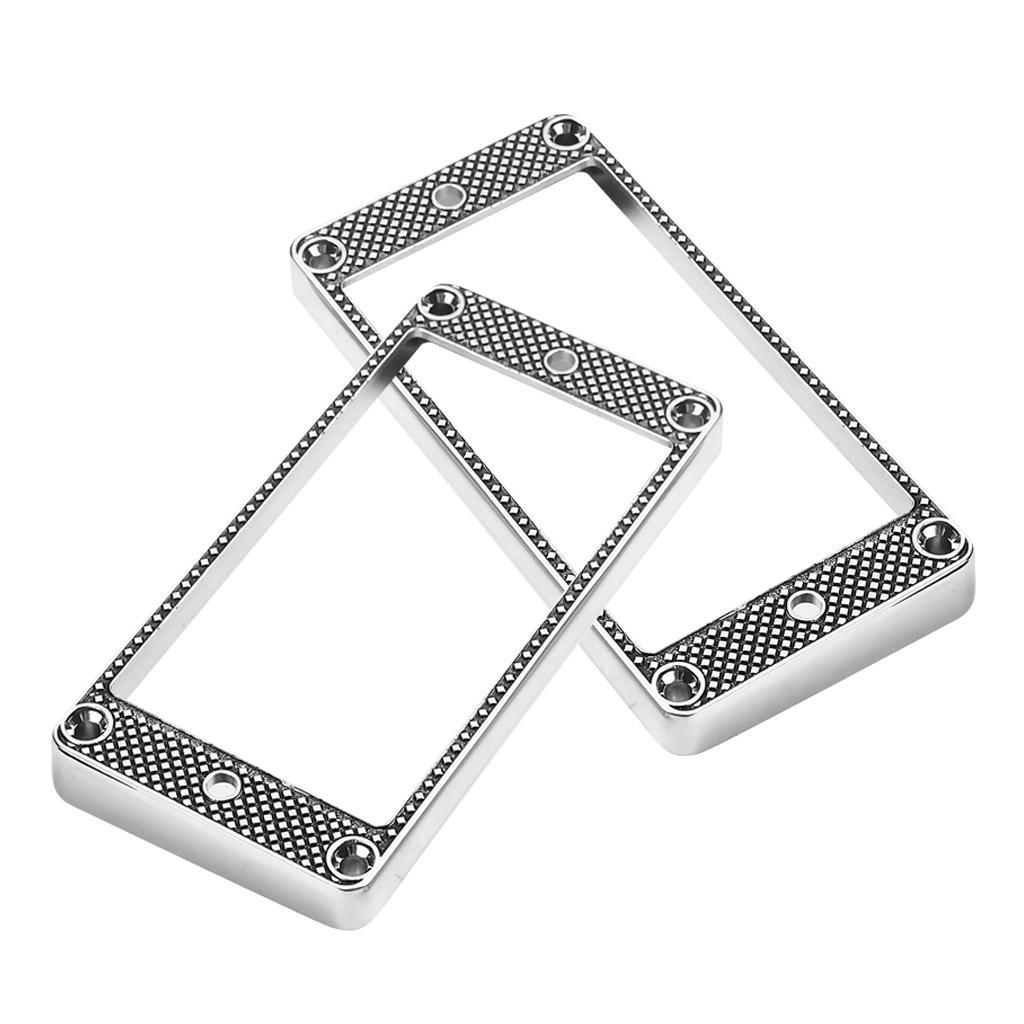 2 Pieces Electric Guitar Pickup Accessories Guitar Humbucker Pickup Frame