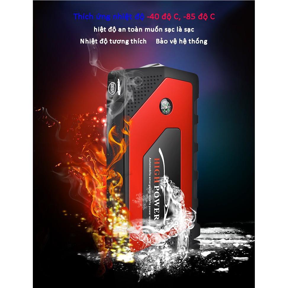 Bộ kích ắc quy ô tô kiêm sạc dự phòng 18000mAh - Gia dụng SG