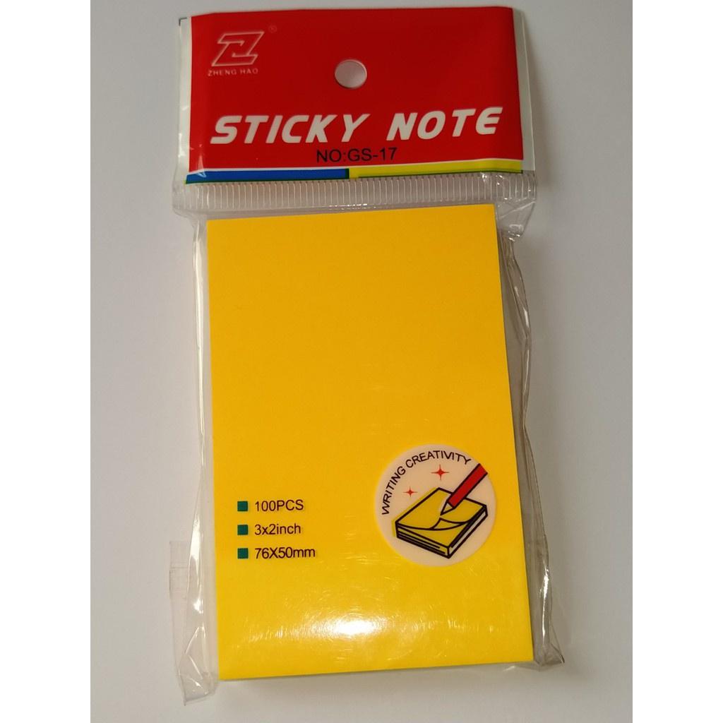 Giấy Note Ghi Chú - Sticky Note Màu Vàng đủ kích cỡ