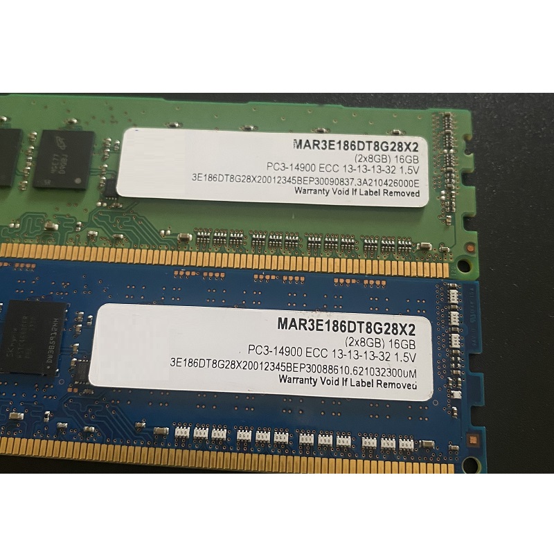 Ram ECC UDIMM (ECC UNBUFFERED) 8GB DDR3 bus 1866