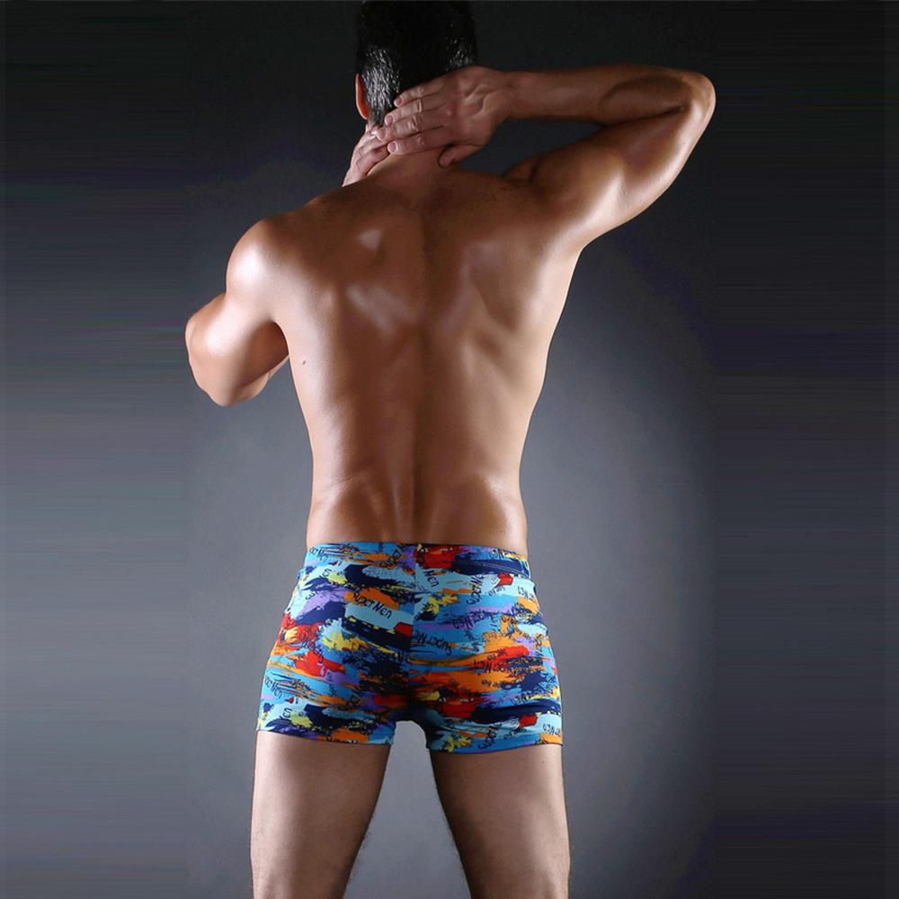 BƠI Lướt Quần Short In Bơi Thân Nam Đồ Bơi Cao Cấp Co Giãn Bên Bờ Biển Thể Thao Bãi Biển Quần Lót Boxer Đồ Bơi Gợi Cảm Thun Cao Cấp