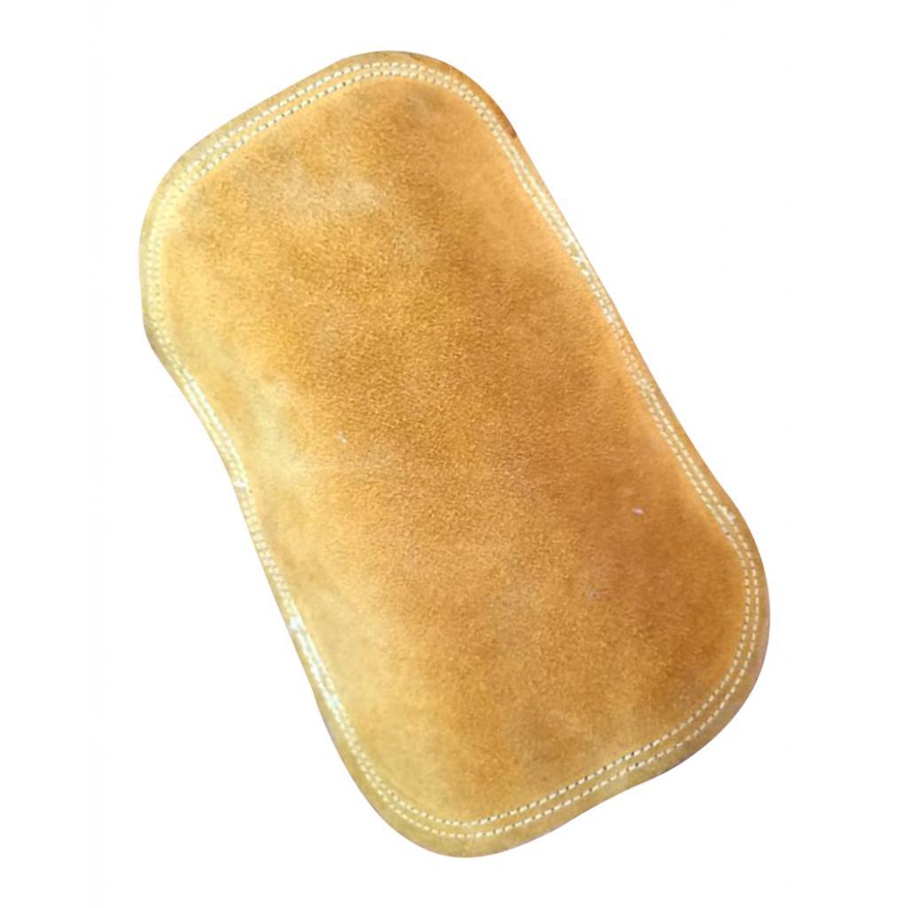 2pcs Articifial Cowhide Leather Welding Sleeves Protective for Welders