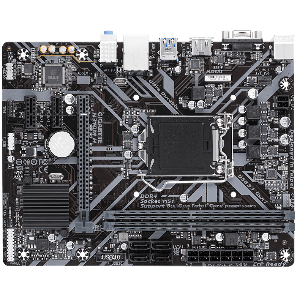 Bo Mạch Chủ Mainboard GigaByte H310M-H - Hàng chính hãng