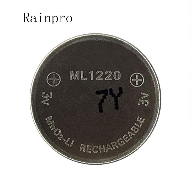 1 Cái/lốc Pin Li-ion 3V ml1220 Sạc 1220 Pin 3V Đồng Xu Cell Pin