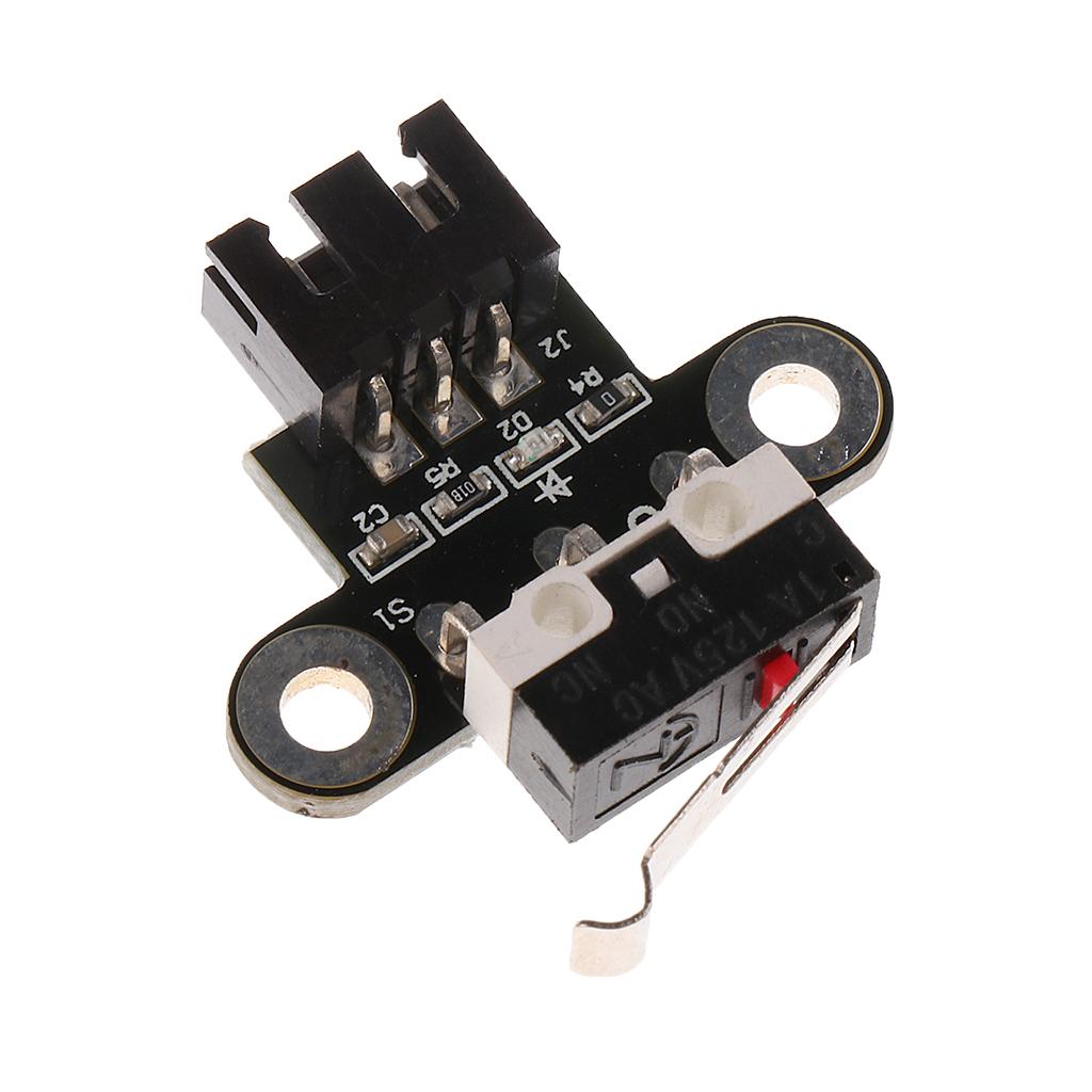 3D Printer Endstops/ Limit Switch/ Mechanical Switch Module with Wiring Normally Open for CNC Machine or RepRap 3D Printer