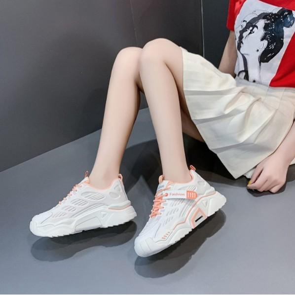 Giày sneaker nữ độn đế 3 màu tuỳ chọn
