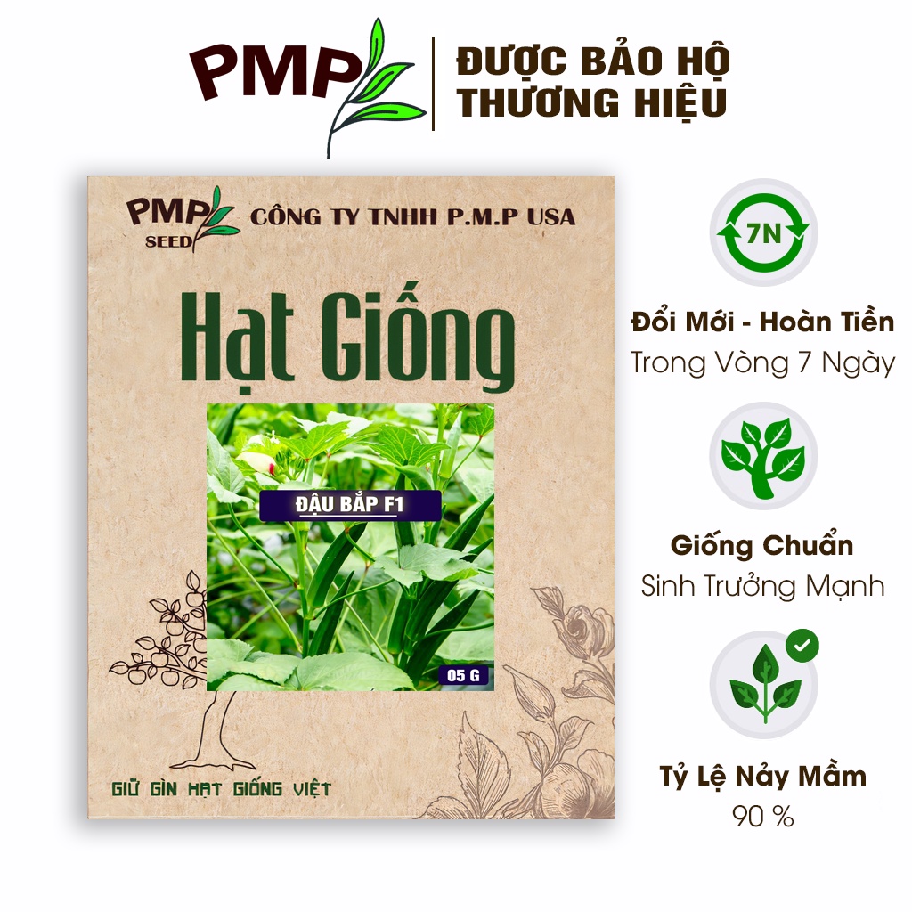 Hạt Giống Đậu Bắp PMP 5g