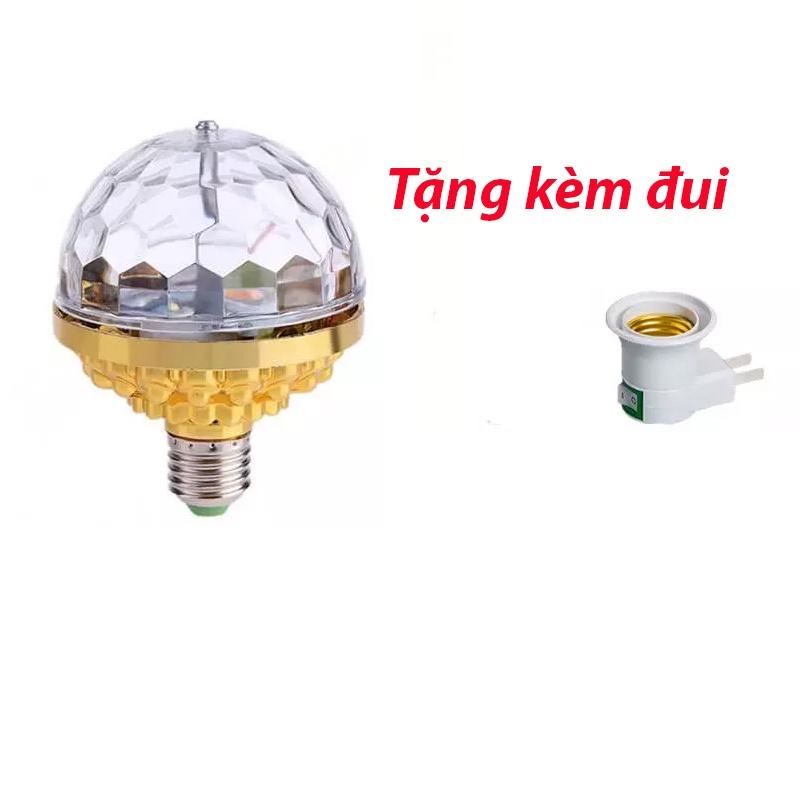 Đèn Led 7 Màu Đui Xoáy E27 Nhấp Nháy Trang Trí Phòng Karaoke Gia Đình