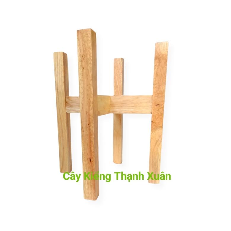 Kệ Đôn Giá Gỗ Để Chậu Cây, Chậu Hoa Trang Trí Nhà Cửa, KT Lọt Lòng 20cm, Kệ Tháo Rời, Màu Gỗ