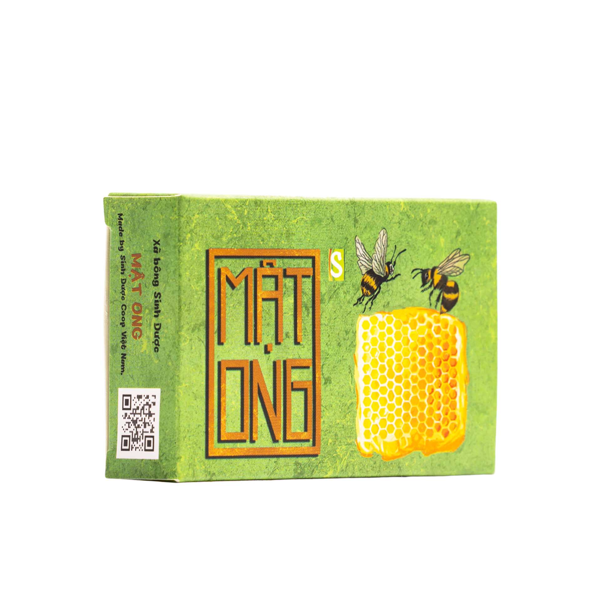 Xà bông Sinh Dược Mật ong mẫu bao bì vẽ mộc, bánh 100gr, hương mật ong nhẹ nhàng, làm sạch da, dưỡng da dịu nhẹ, có thể dùng cho da mặt