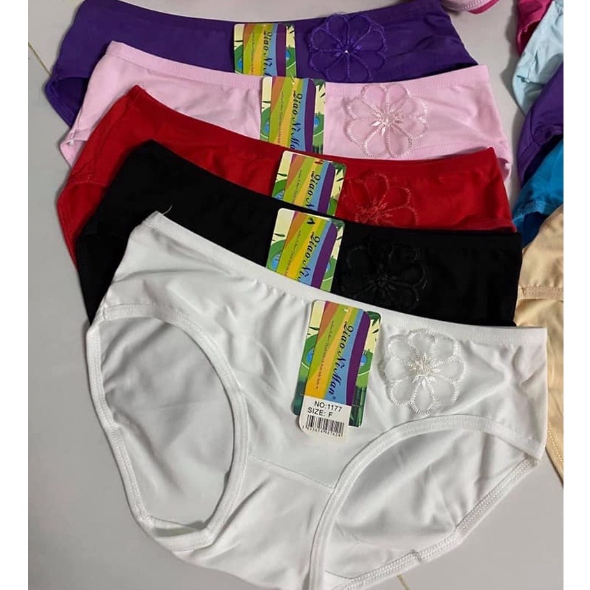 Combo 10 Quần Lót Nữ Đính Hoa Xinh Xắn Thun Cotton Mịn -Thái Lan