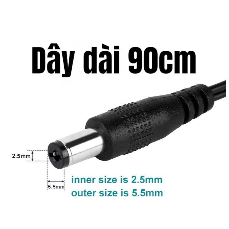 Nguồn Adapter 12V 2A Cho Đèn Led, Camera - Hàng Chính Hãng