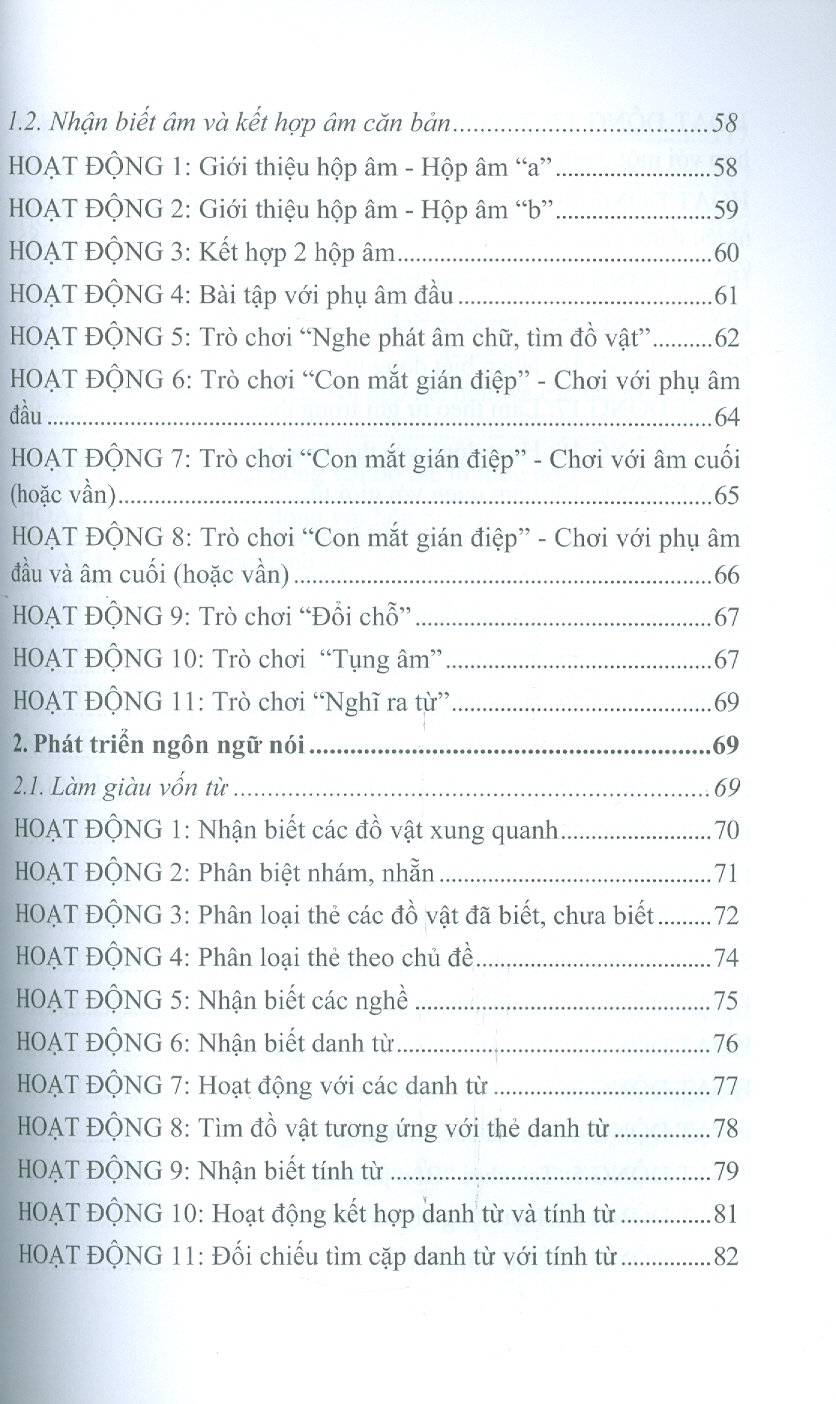 Hoạt Động Phát Triển Ngôn Ngữ Của Trẻ Mầm Non Theo Phương Pháp Giáo Dục Montessori