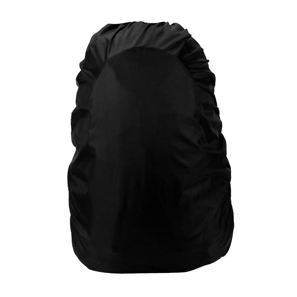 Waterproof Dust Rain Cover Travel Hiking Backpack Camping Bag Black