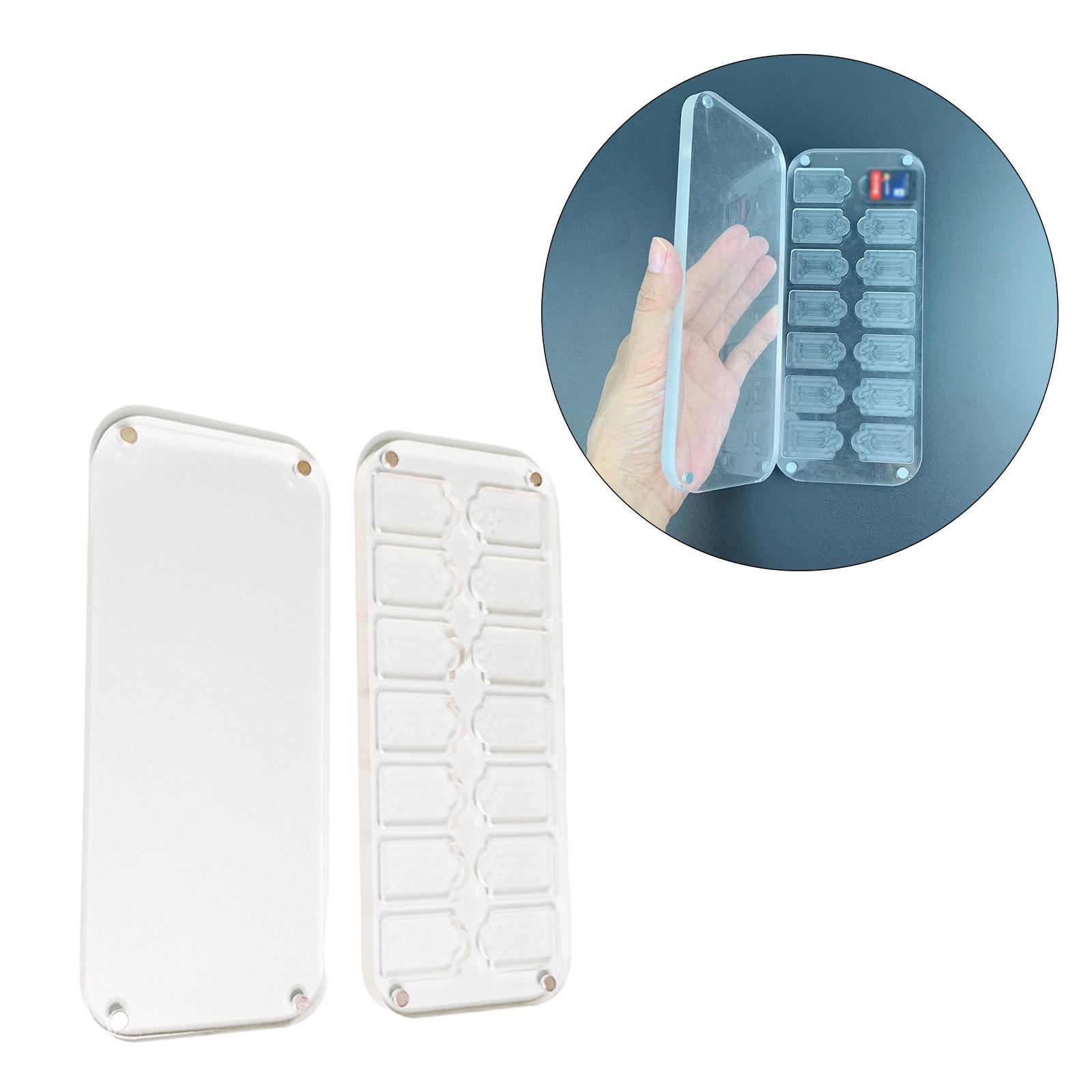 Transparent 14-slot Protective Case Holder for Playing Cards Suitable for Switch