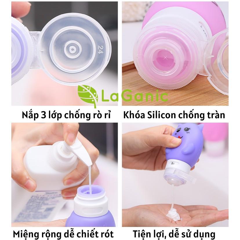 Lọ chiết mỹ phẩm du lịch Silicon Mèo Dễ Thương 37ml, 89ml