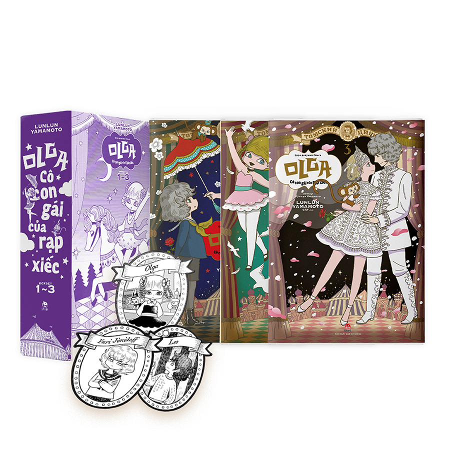 Boxset Olga - Cô Con Gái Của Rạp Xiếc (3 Cuốn) [Tặng Kèm 03 Bookmark]