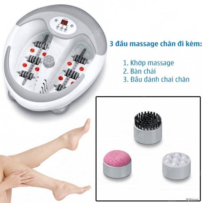 Bồn Ngâm Chân, Massage Đa Năng Beurer FB50 ( tặng dụng cụ lấy ráy tai có đèn  )