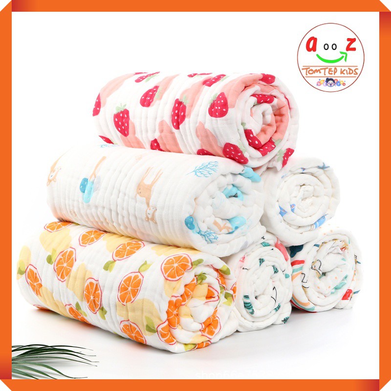 Set Khăn Tắm baby 4 Lớp Xuất Nhật