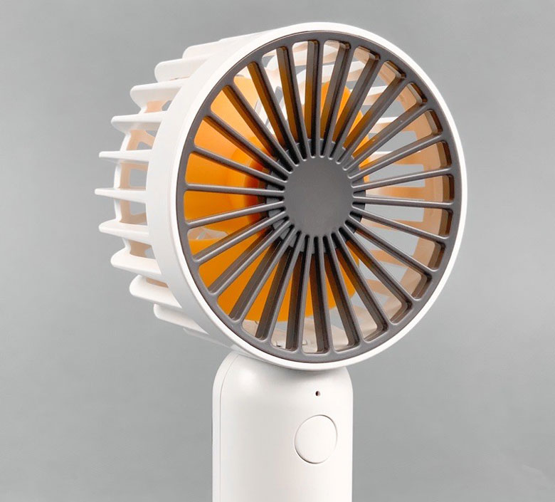 Quạt PISEN Meatball Handheld Mini Fan F822 vàng/ trắng - Hàng chính hãng