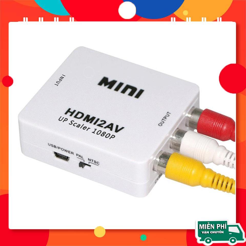 đầu chuyển hdmi,Chuyển đổi HDMI sang 2 AV