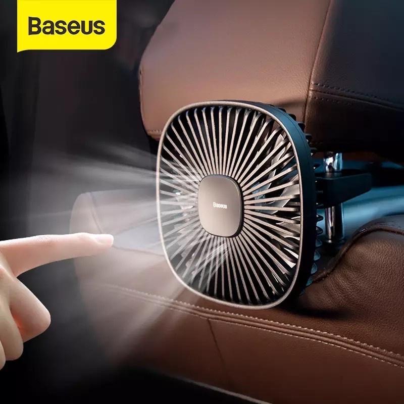 Quạt mini gắn lưng ghế dùng trên xe ô tô Baseus Natural Wind Magnetic Rear Seat Fan