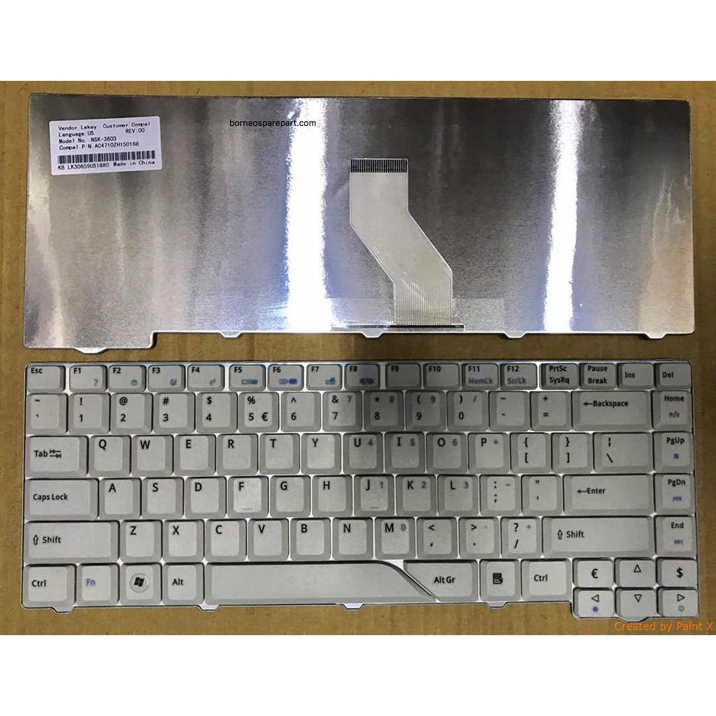 (KEYBOARD) BÀN PHÍM LAPTOP DÀNH CHO ACER 4710 dùng cho Aspire 4220 4315 4320 4330 4510 4520 4710 4715 4720 4730 4910 4920 4930