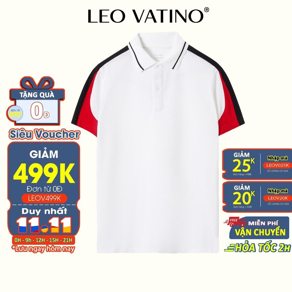 Áo thun polo nam POLOSHIRT chất CVC cotton cá sấu co giãn cổ bẻ tay ngắn lỡ PLS04 - Leo Vatino