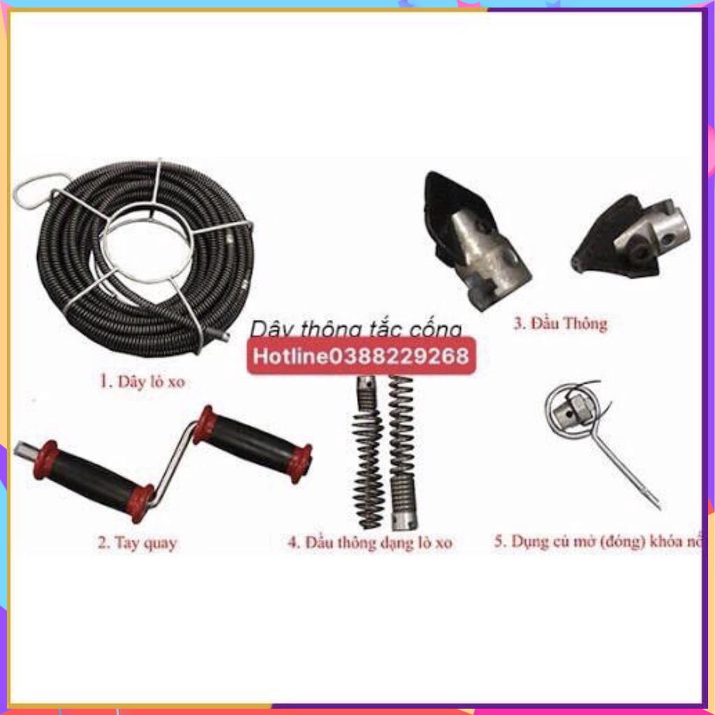 Tay quay dùng cho dây thông tắc cống