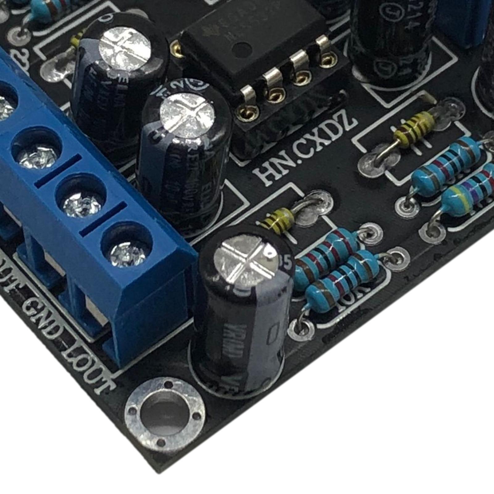 Audio Stereo Amplify Board Single Power Supply Ne5532 Finished DC12V-30V for Car Use Dual Out Power Supply Board Preamp Audio Module