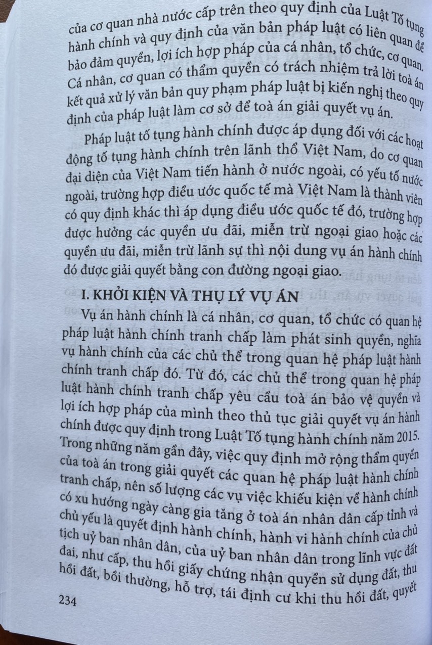 Giải Quyết Vụ Án Hành Chính