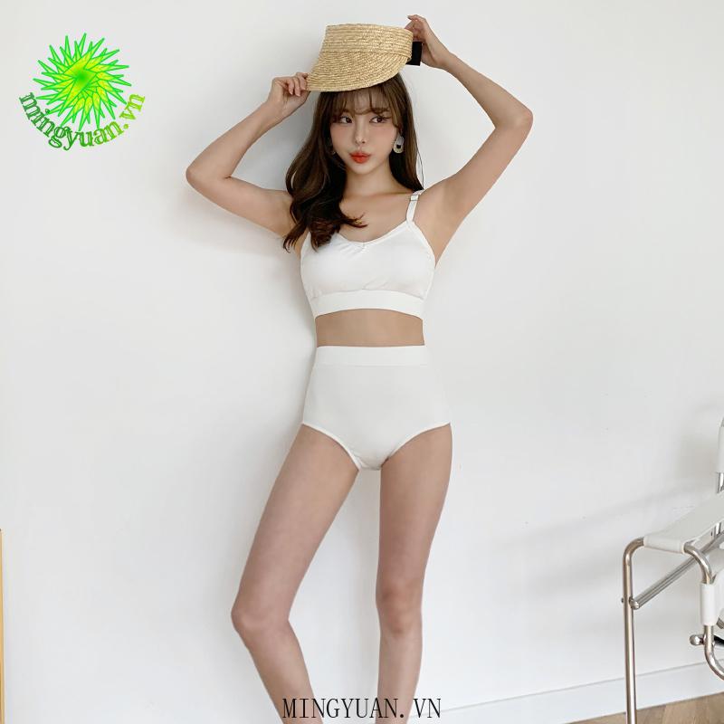 Bikini Hai Mảnh Lưng Cao Thắt Nơ Gợi Cảm Cho Nữ