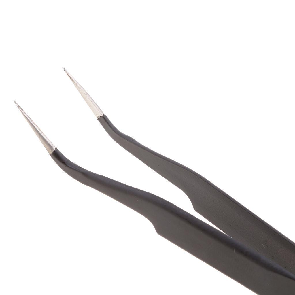 2 Pieces Professional Multi-purpose Metal Anti-Static X-type Pointed Tweezers Repair Tool for iPhone X 8 8 Plus Samsung Galaxy S8 S8+ Smart Phones, iPads, Laptops