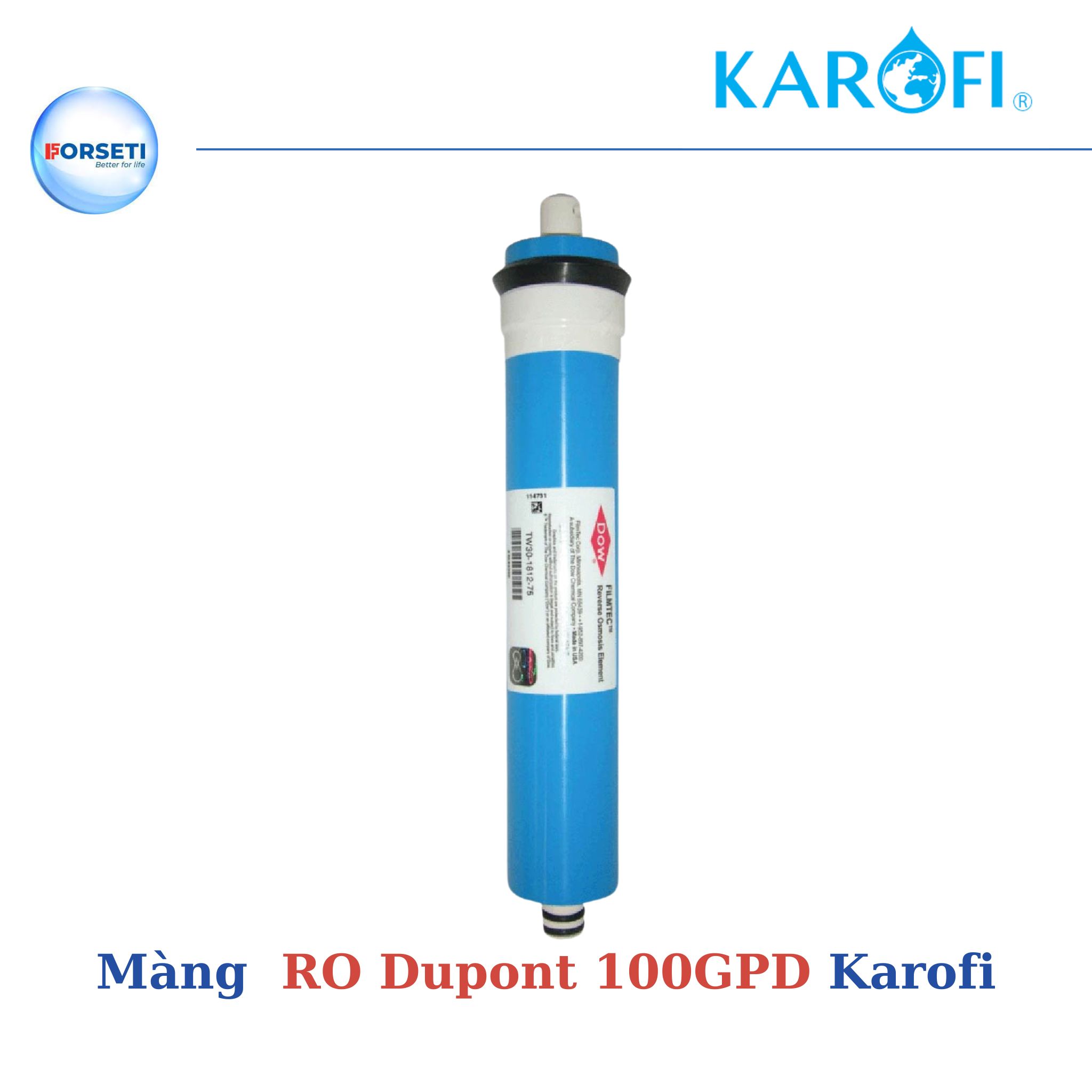 Màng lọc nước Karofi màng RO DUPONT 100GPD TW30-1812-100HR KAROFI - Hàng chính hãng