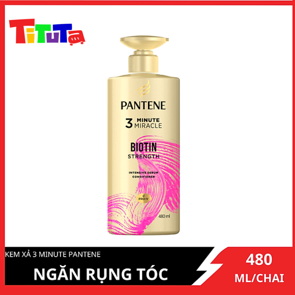 Kem Xả 3 Phút Pantene Cao Cấp Ngăn Rụng Tóc 480ml