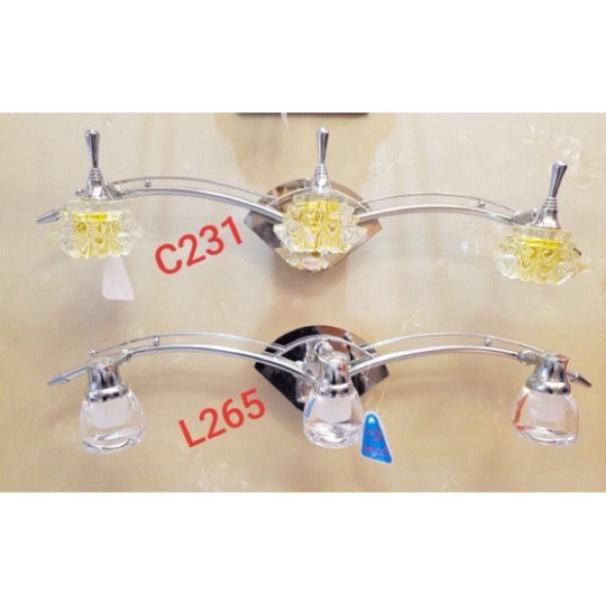 Đèn soi tranh 3 bóng, đèn rọi, đèn trang trí, đèn gắn tường, đèn decor DT HQ