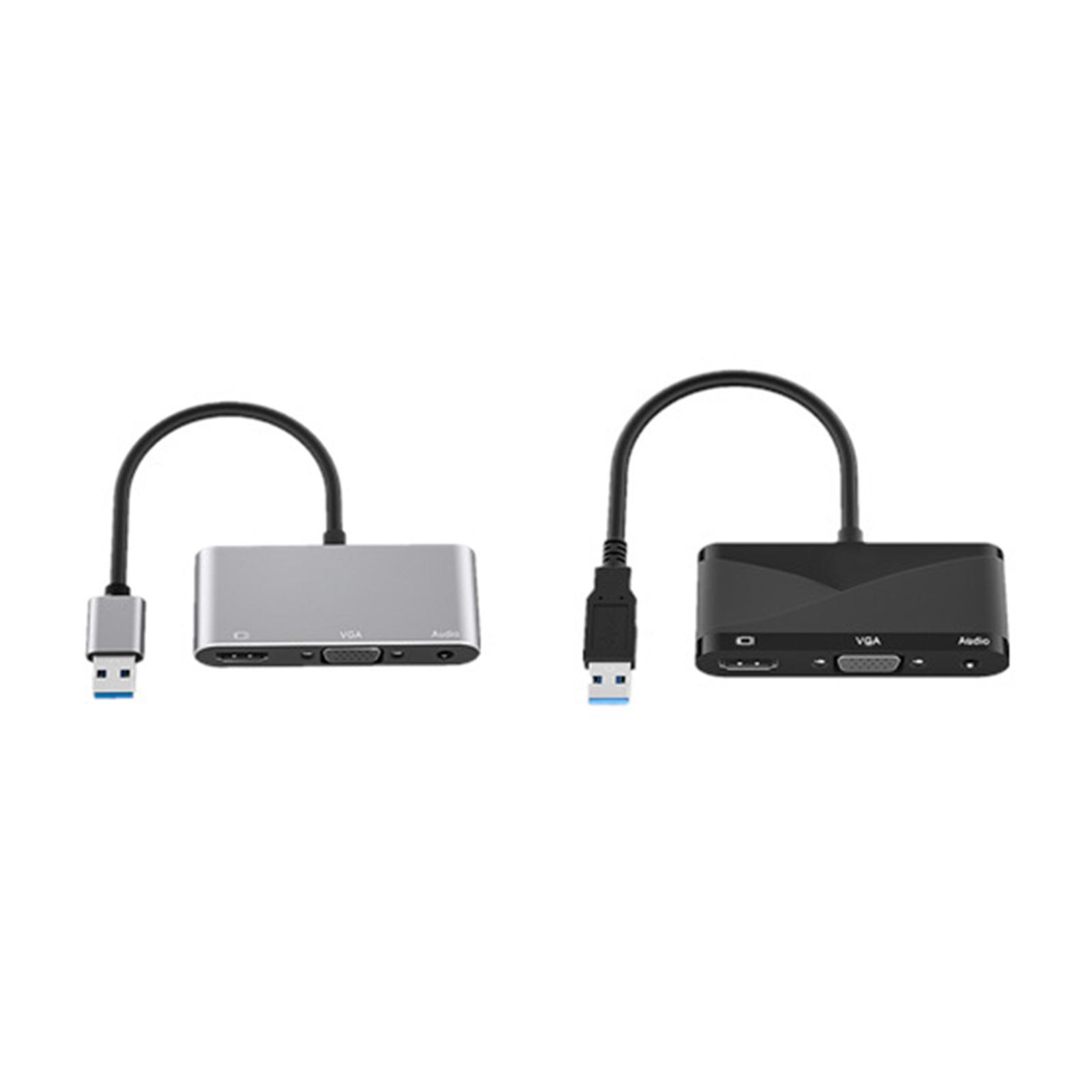 USB 3.0 to  VGA Adapter with Audio Output 1080P for Laptop PC