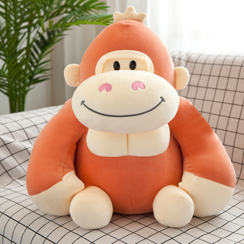 Gấu bông khỉ kingkong mũi tim siêu dễ thương mềm mịn (30cm) hàng xịn loại 1, chất lượng cao an toàn cho trẻ nhỏ