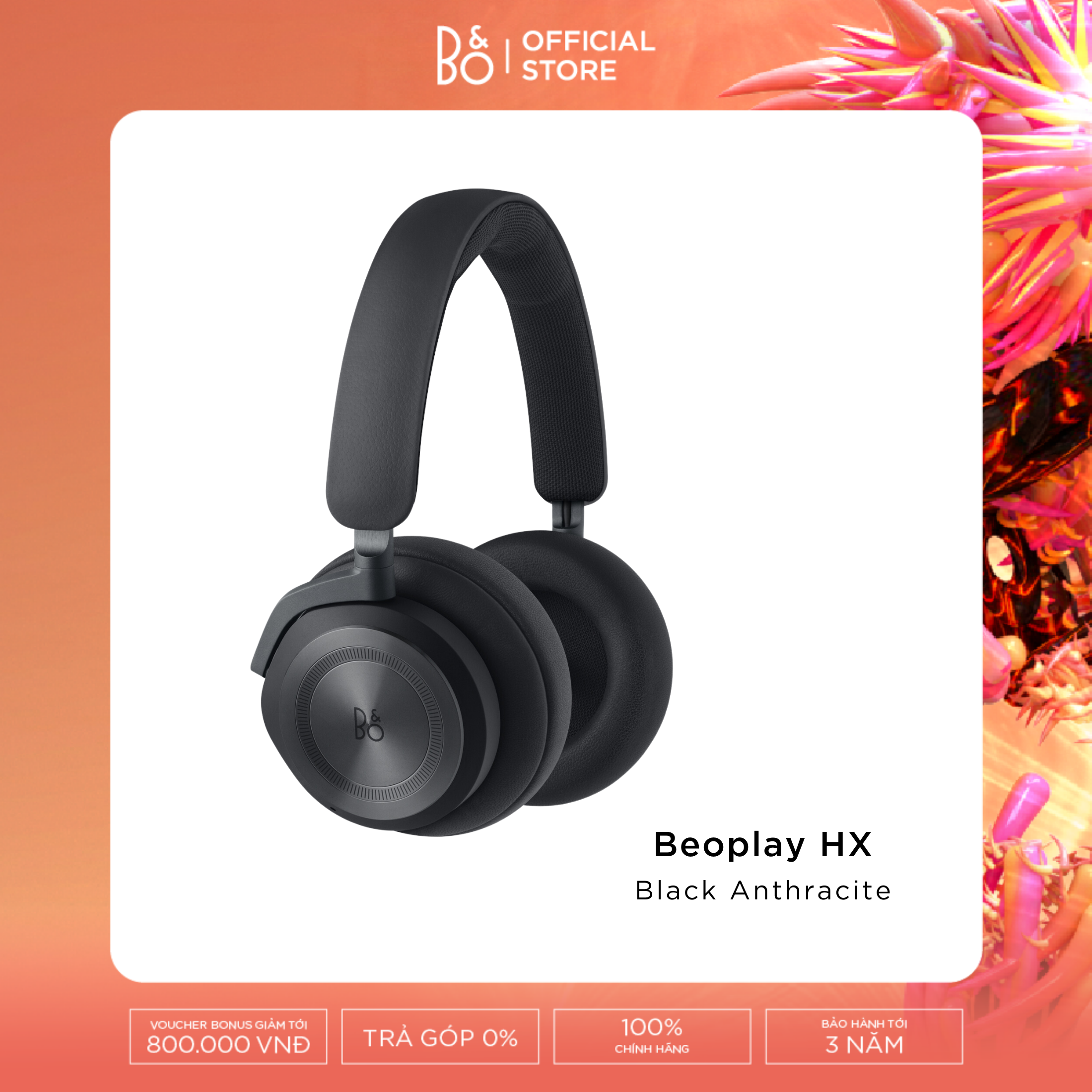 Beoplay HX - Tai nghe B&O toàn diện và thoải mái khi đeo – Hàng chính hãng