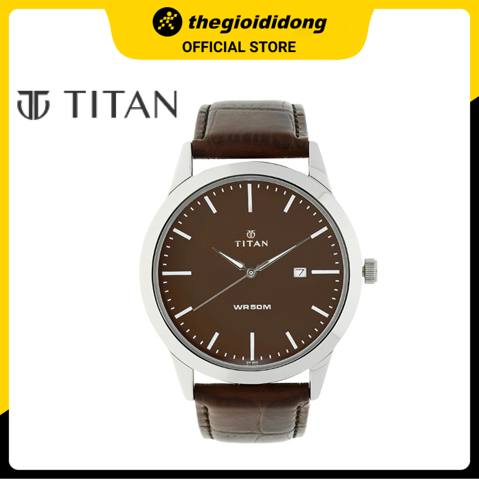 Đồng Hồ Nam Dây Da Titan 1584SL04