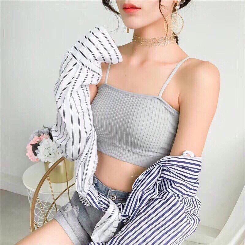 Áo Bra tăm 2 dây siêu xinh