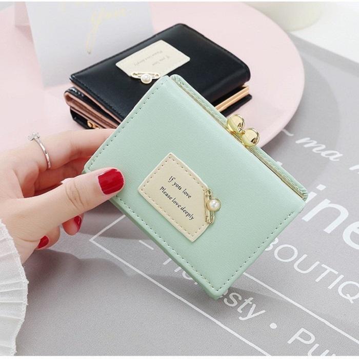 Ví Nữ Mini Đẹp Cầm Tay Nhỏ Gọn Dáng Đẹp, Bóp Da PU Cao Cấp Thời Trang Sang Trọng LỊCH THIỆP