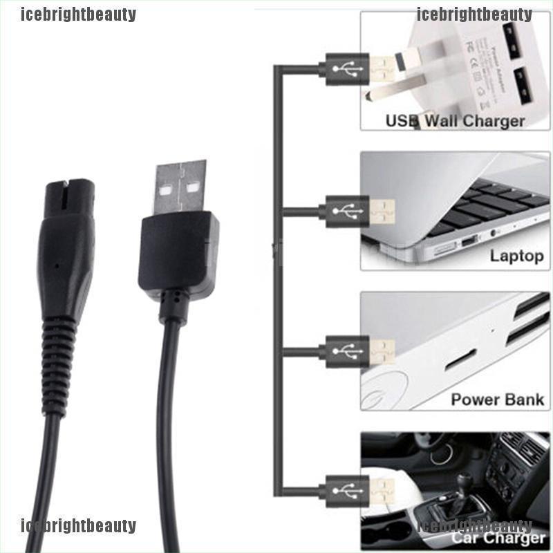 ICEB A00390 5V electric shaver USB plug charger cable for shavers RQ310/311/312/320