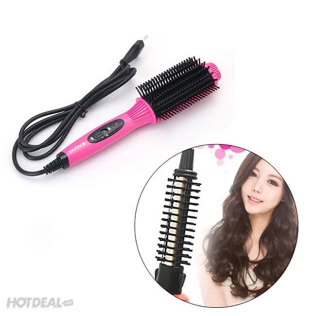 Lược điện NO.V.A 8810 uốn cúp chải thắng tóc đa năng