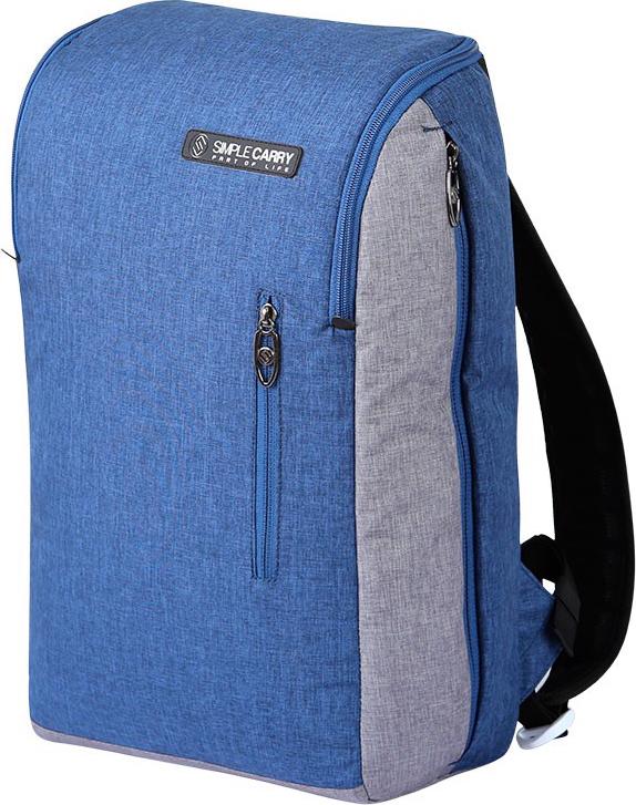 Balo laptop 15.6 Inch Simplecarry K3 L.Navy/Grey
