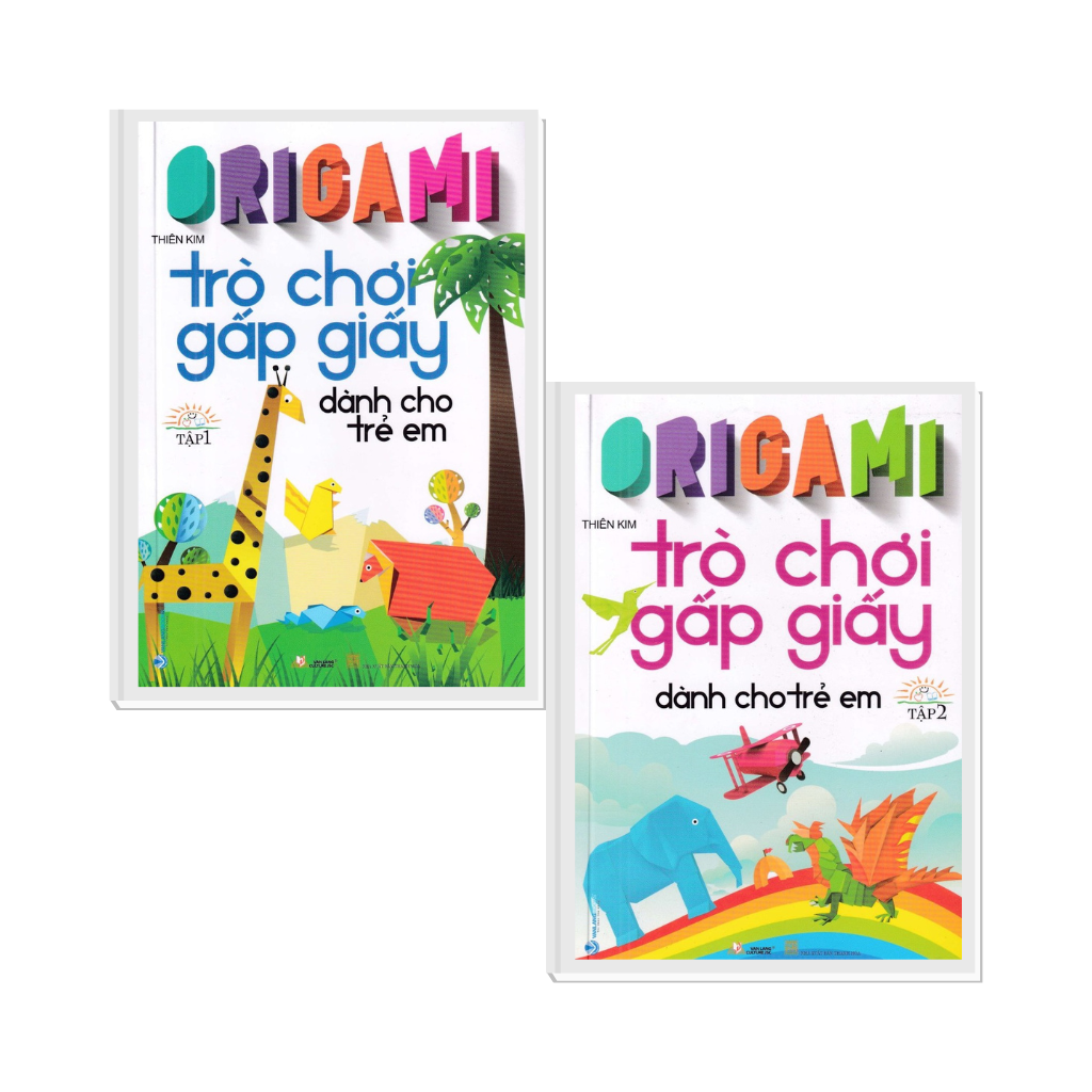 Combo Origami - Trò Chơi Gấp Giấy Dành Cho Trẻ Em Bộ 2 Tập