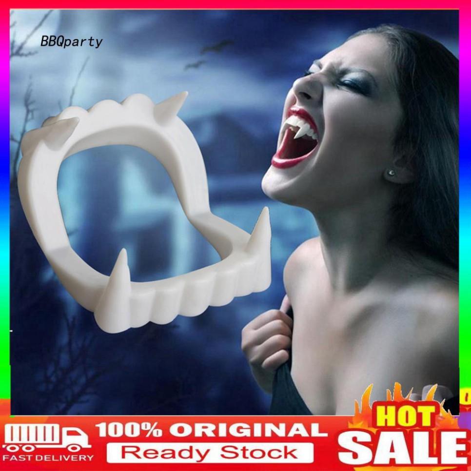 Hàm răng ma cà rồng giả hóa trang dịp lễ Halloween