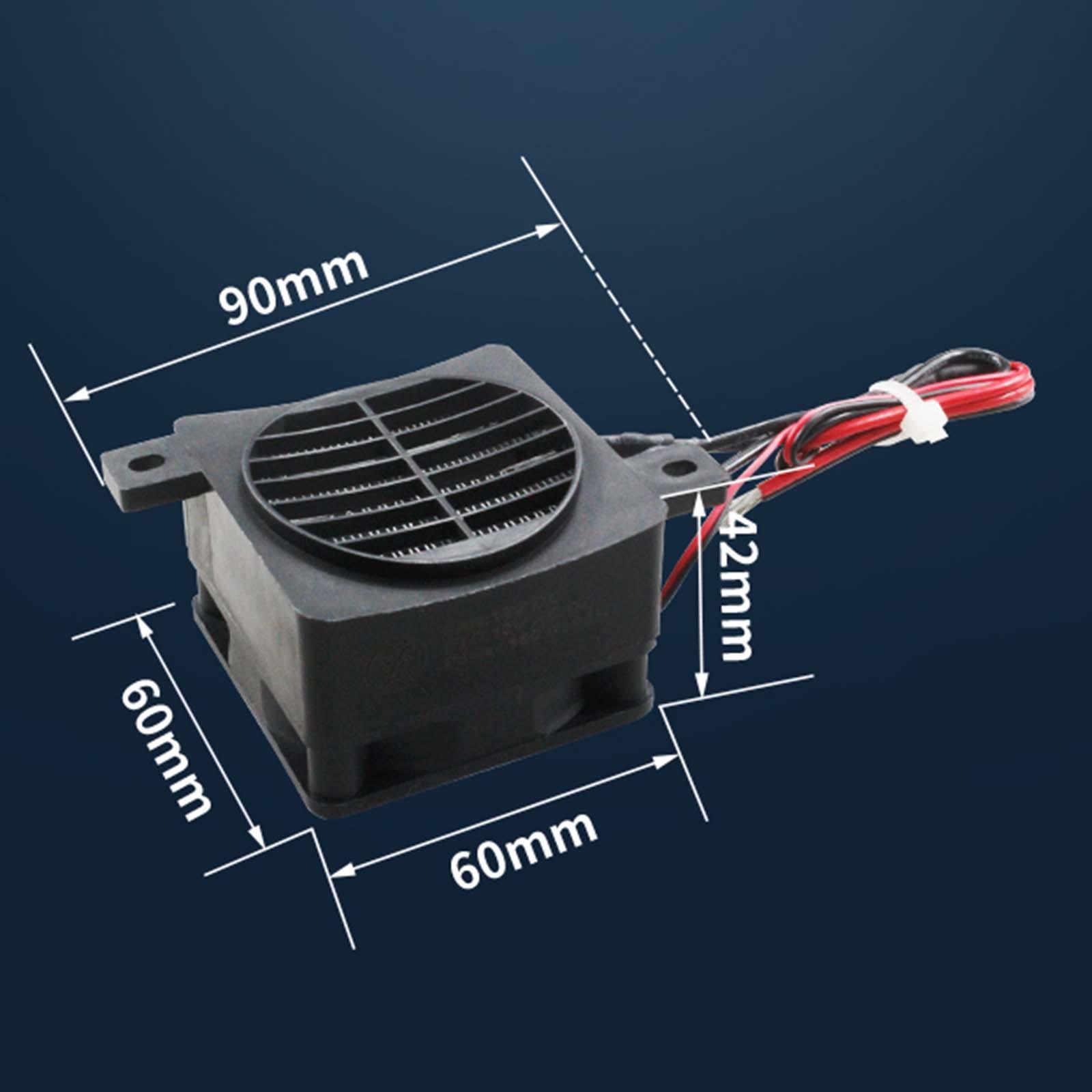 Heater 24V 12V DC Fan Thermostatic Egg Incubator Heater PTC Fan heater