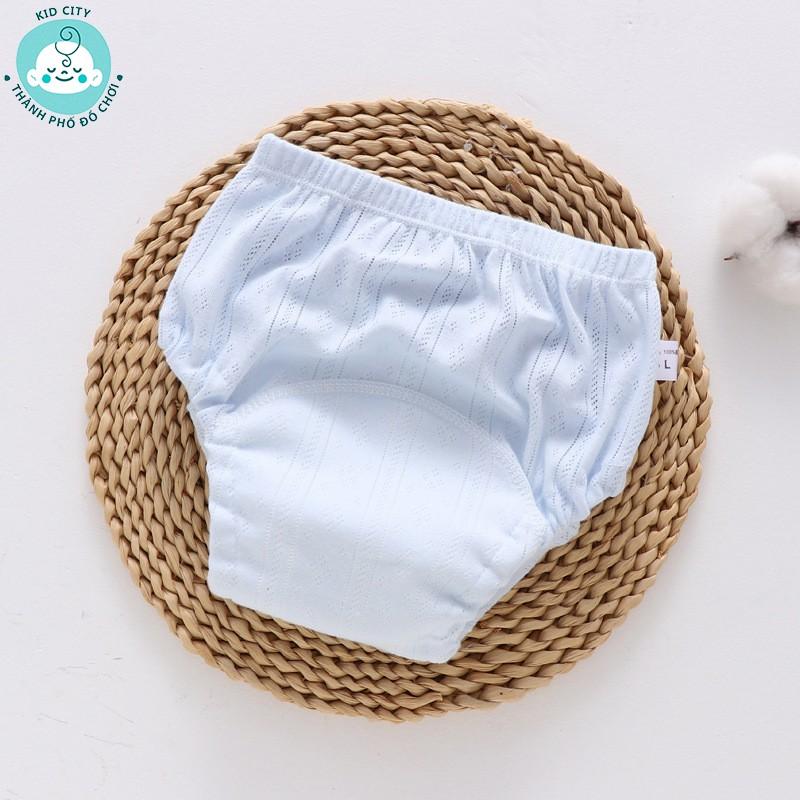 Quần bỏ bỉm vải 6 lớp cao cấp, chất liệu vải mềm mịn, thoáng mát, chống hăm dành cho các bé từ 4-18kg